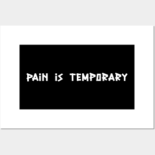 PAIN IS TEMPORARY Romans 8:18 Bible Verse Christian Shirt Posters and Art